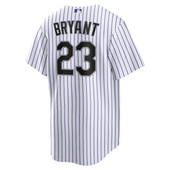 Kris Bryant Colorado Rockies Nike Replica Player Jersey - White/Purple - Nike Discount