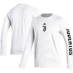 Juventus Team Crest Long Sleeve T-Shirt White - Adidas for sale