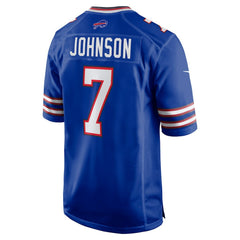 Nike Taron Johnson Buffalo Bills Game Jersey Royal