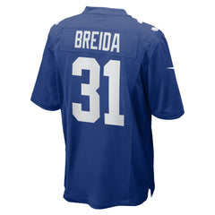 Nike Matt Breida New York Giants Game Jersey Royal