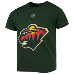 Marc-Andre Fleury Minnesota Wild Youth Player Name & Number T-Shirt - Green - NHL 4807847
