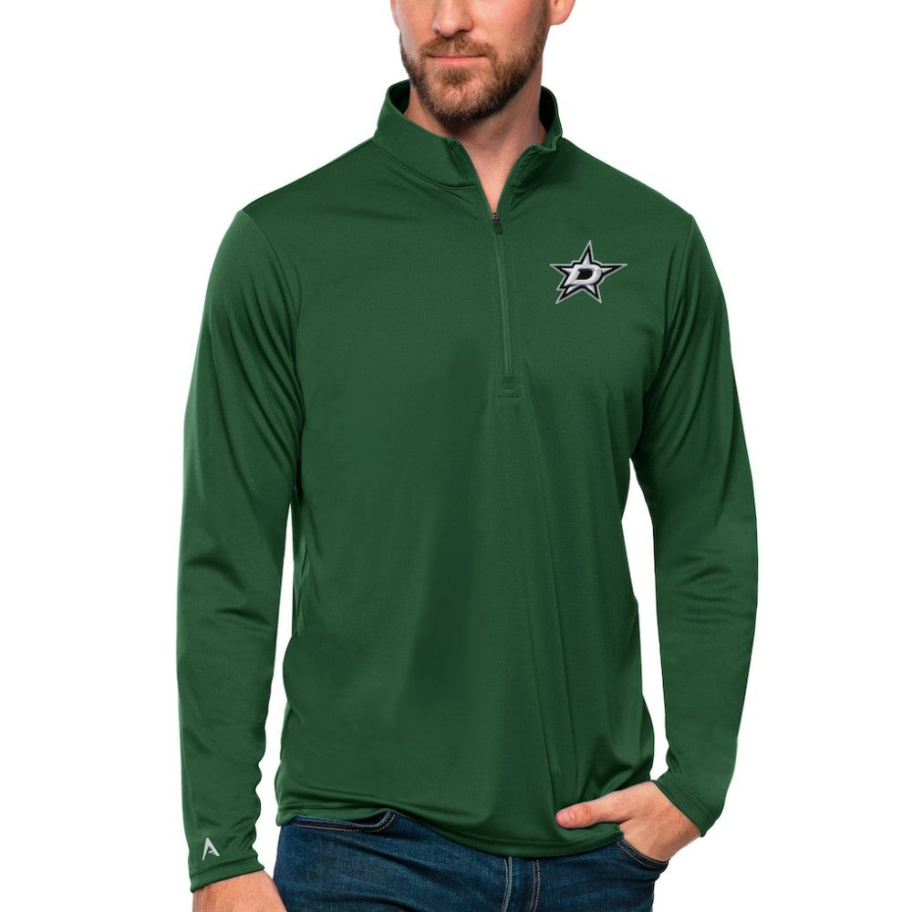Dallas Stars Antigua Tribute Quarter-Zip Pullover Top - Forest Green - NHL 4809070