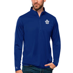 Toronto Maple Leafs Antigua Tribute Quarter-Zip Pullover Top - Blue - NHL 4809152