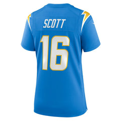 Nike JK Scott Los Angeles Chargers Women's Game Jersey Powder Blue