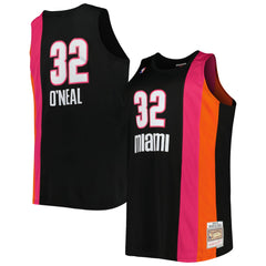 Shaquille O'Neal Miami Heat Big & Tall Hardwood Classics 2005/06 Swingman Jersey Black | Mitchell & Ness Near Me