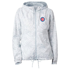 Chicago Cubs Columbia Women's Flash Forward Full-Zip Windbreaker Jacket - Gray - Columbia Online