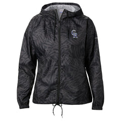 Colorado Rockies Columbia Women's Flash Forward Full-Zip Windbreaker Jacket - Black - Columbia Lifestyle