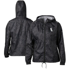 Chicago White Sox Columbia Women's Team Flash Forward Full-Zip Windbreaker Jacket - Black - Columbia Discount