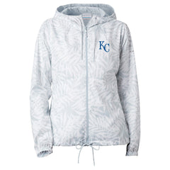 Kansas City Royals Columbia Women's Flash Forward Full-Zip Windbreaker Jacket - White - Columbia Discount