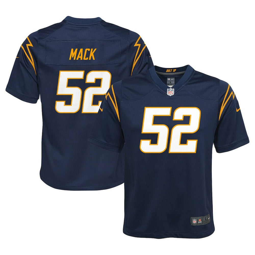 Nike Khalil Mack Los Angeles Chargers Youth Game Jersey Navy