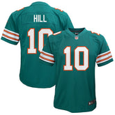Nike Tyreek Hill Miami Dolphins Youth Game Jersey Aqua