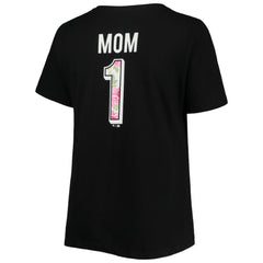 Chicago White Sox Women's Plus Size #1 Mom 2-Hit V-Neck T-Shirt - Black - MLB Discount