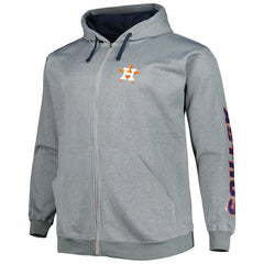 Houston Astros Profile Big & Tall Pullover Hoodie - Ash - MLB Discount