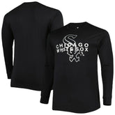 Chicago White Sox Big & Tall Long Sleeve T-Shirt - Black - MLB Online
