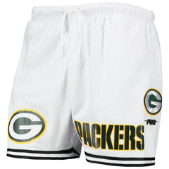 Green Bay Packers Pro Standard Mesh Shorts White/Black