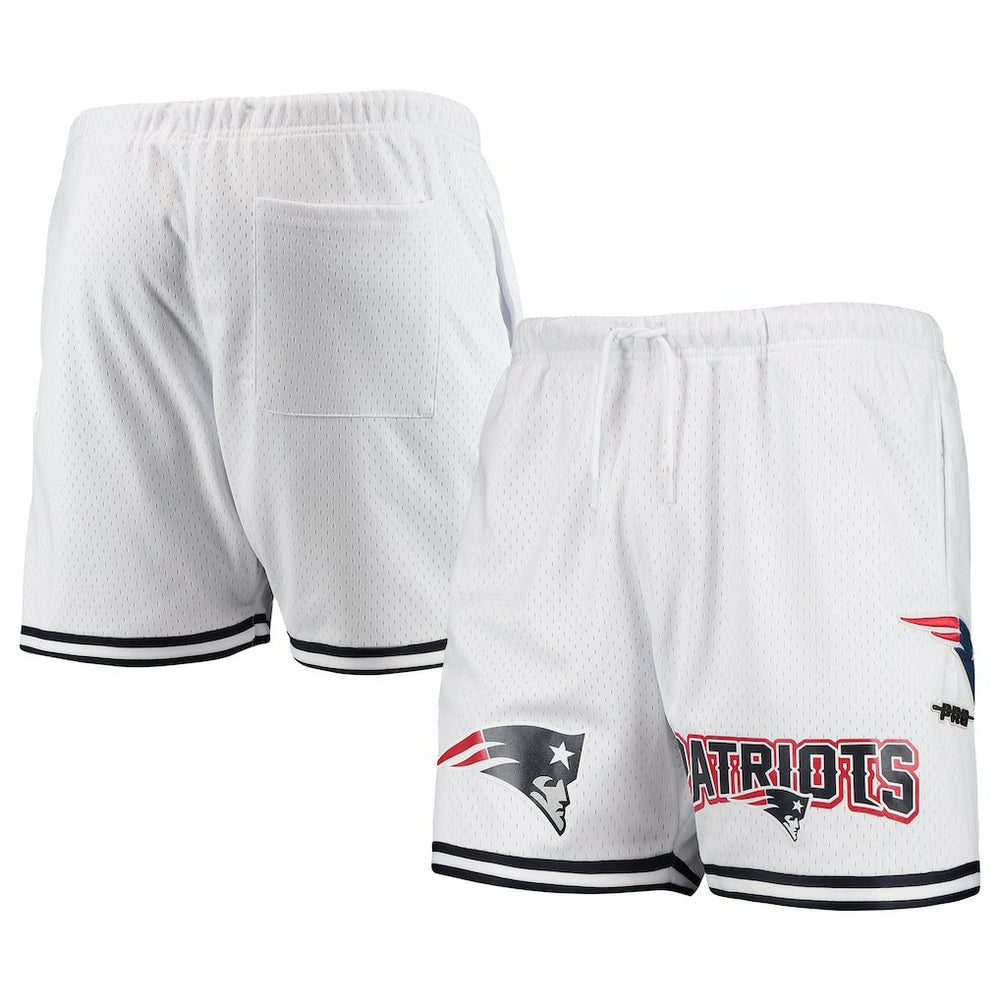 New England Patriots Pro Standard Mesh Shorts White