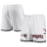 New England Patriots Pro Standard Mesh Shorts White