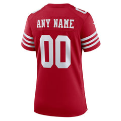Nike San Francisco 49ers Women's Game Custom Jersey Scarlet