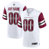 Nike Washington Commanders Game Custom Player Jersey White