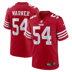 Nike Fred Warner San Francisco 49ers Player Game Jersey Scarlet