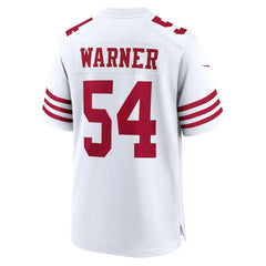 Nike Fred Warner San Francisco 49ers Player Game Jersey White
