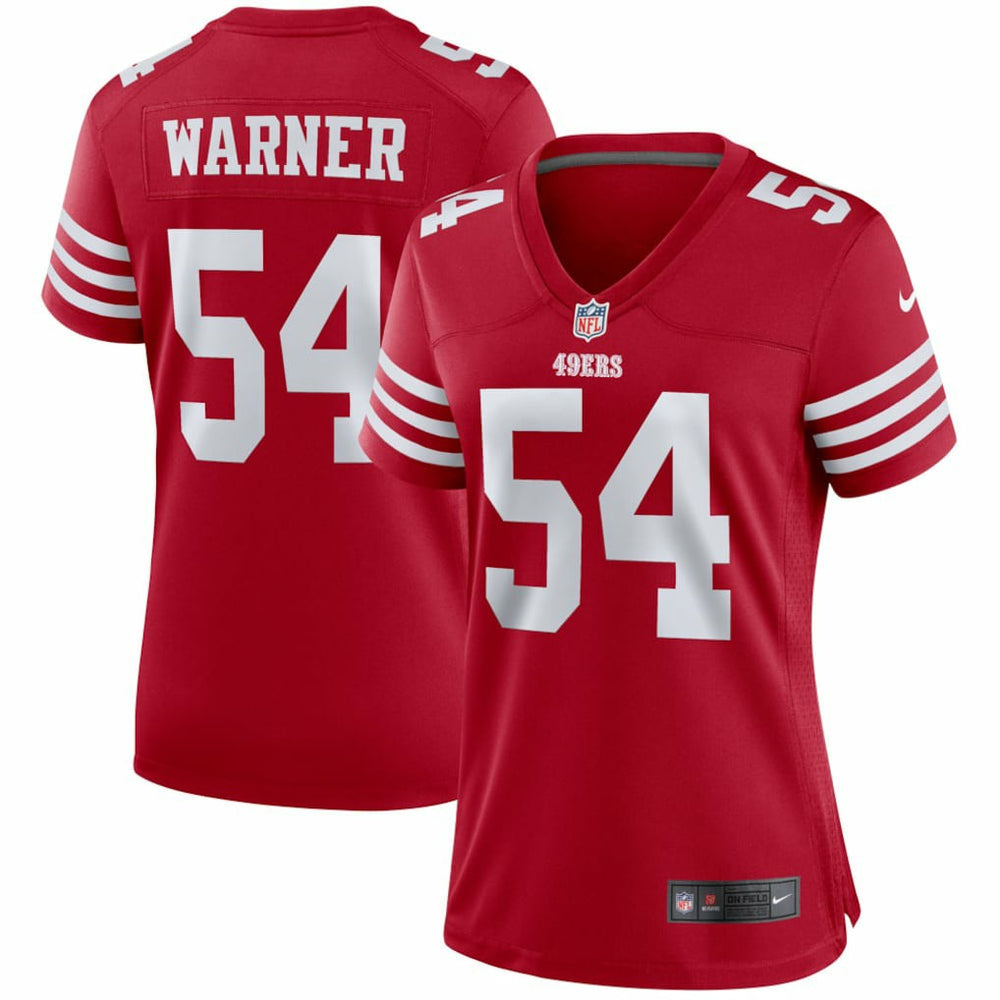 Nike Fred Warner San Francisco 49ers Women's Player Jersey Scarlet
