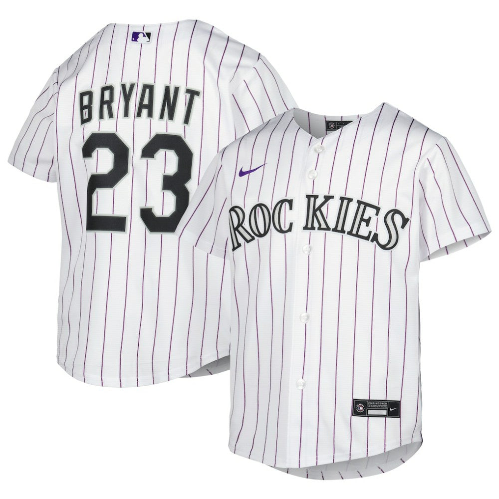 Kris Bryant Colorado Rockies Nike Youth Alternate Replica Player Jersey - White - Nike Sale