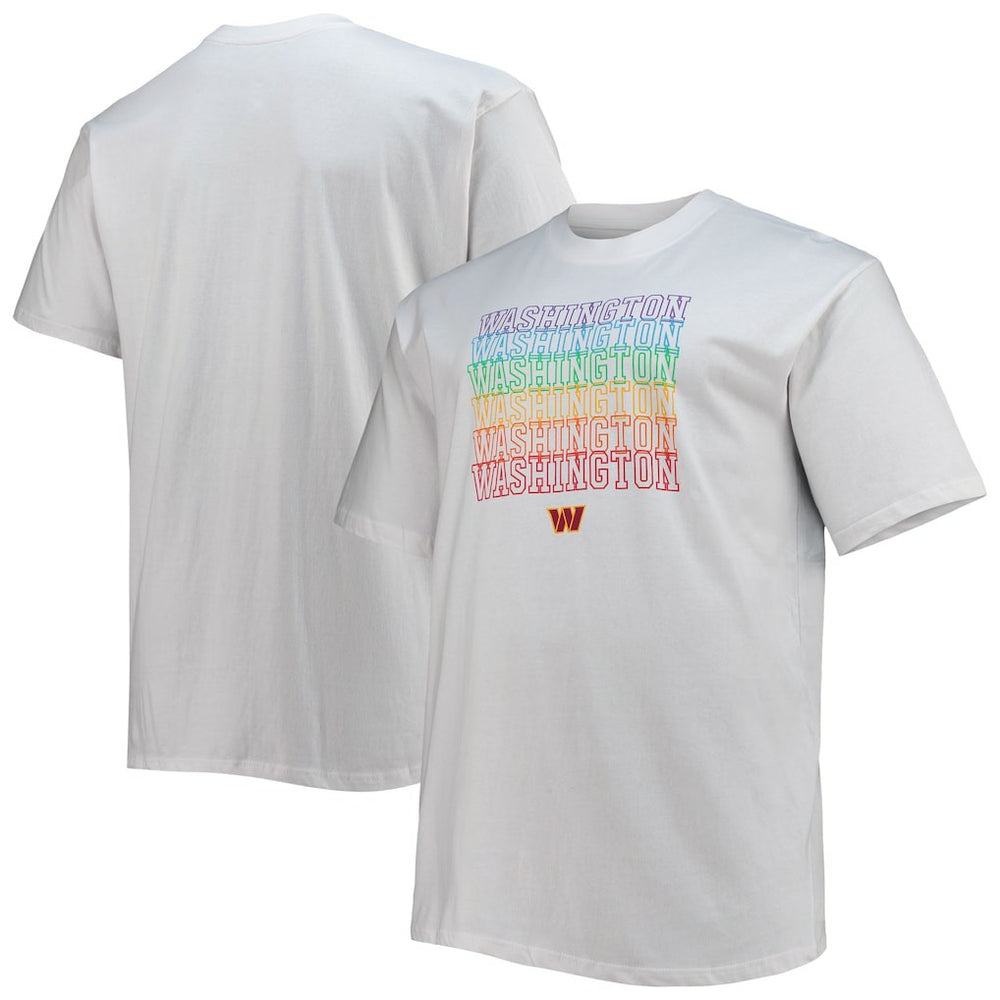 Fanatics Washington Commanders Big & Tall City Pride T-Shirt White