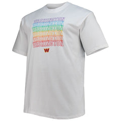 Fanatics Washington Commanders Big & Tall City Pride T-Shirt White