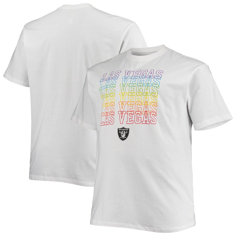 Fanatics Las Vegas Raiders Big & Tall City Pride T-Shirt White