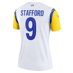 Nike Matthew Stafford Los Angeles Rams Women's Alternate Legend Player Performance Top White