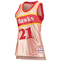 Dominique Wilkins Atlanta Hawks Women's 75th Anniversary Rose Gold 1986 Swingman Jersey Pink | Mitchell & Ness outlet