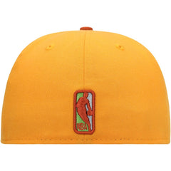 Philadelphia 76ers 59FIFTY Fitted Hat Gold/Rust | New Era online