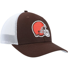 47 brand Cleveland Browns '47 Trophy Trucker Flex Hat Brown/White