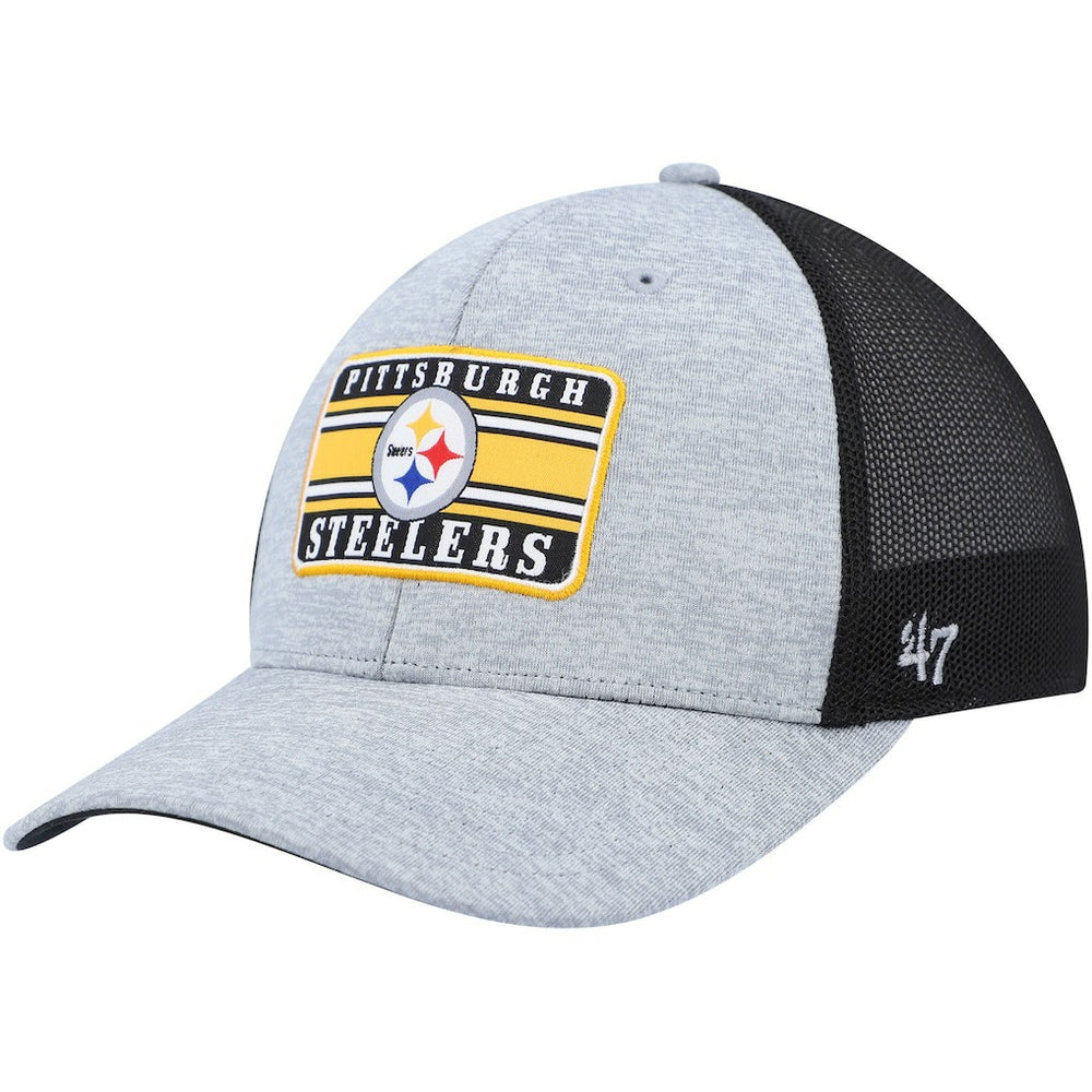 47 brand Pittsburgh Steelers '47 Motivator Flex Hat Heathered Gray/Black