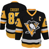 Sidney Crosby Pittsburgh Penguins Youth Captain Patch Home Replica Player Jersey - Black - NHL 4845421