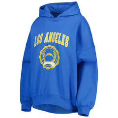 Los Angeles Chargers Tommy Hilfiger Women's Becca Drop Shoulder Pullover Hoodie Powder Blue