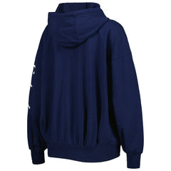 Seattle Seahawks MSX by Michael Strahan Women's Emerson Lightweight Full-Zip Hoodie College Navy