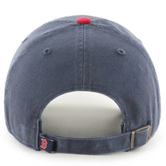 Boston Red Sox '47 Youth Clean Up Team Logo Adjustable Hat - Navy - 47 brand Lifestyle