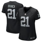 Nike Cliff Branch Las Vegas Raiders Women's Retired Player Game Jersey Black
