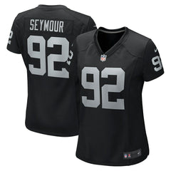 Nike Richard Seymour Las Vegas Raiders Women's Retired Player Game Jersey Black
