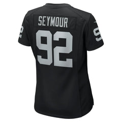 Nike Richard Seymour Las Vegas Raiders Women's Retired Player Game Jersey Black