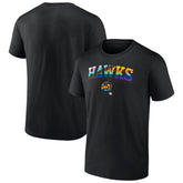 Atlanta Hawks Logo Pride T-Shirt Black