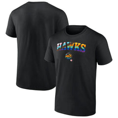 Atlanta Hawks Logo Pride T-Shirt Black