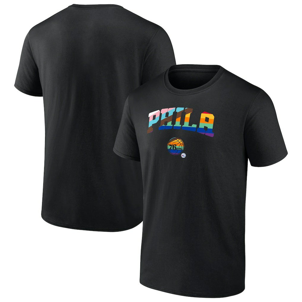 Philadelphia 76ers Pride T-Shirt Black