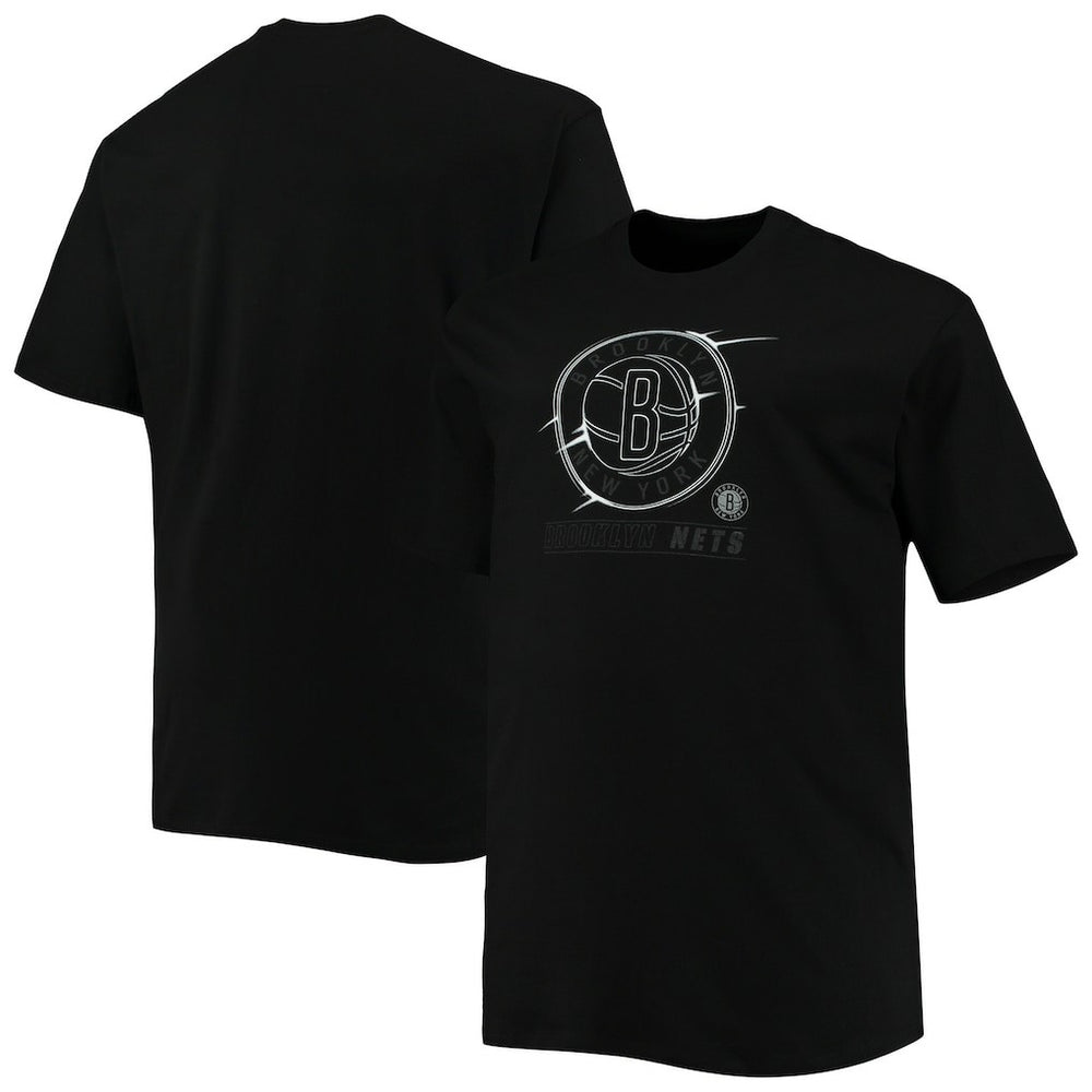 Brooklyn Nets Big & Tall Pop T-Shirt Black