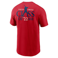 David Ortiz Boston Red Sox Nike 2022 Hall of Fame Essential T-Shirt - Red - Nike Sale