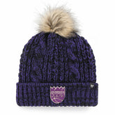 Sacramento Kings '47 Women's Meeko Cuffed Knit Hat with Pom Purple | 47 brand Near Me