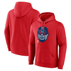 David Ortiz Boston Red Sox Fanatics Big Papi Portrait Fitted Pullover Hoodie - Red - Fanatics Online