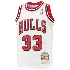 Scottie Pippen Chicago Bulls Youth 1997/98 Hardwood Classics Swingman Jersey for sale White | Mitchell & Ness outlet